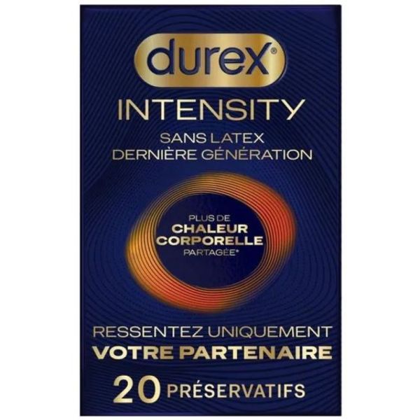 Durex - Intensity sans latex - 20 préservatifs