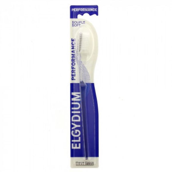 Elgydium - Brosse à dents Performance - Brosse souple