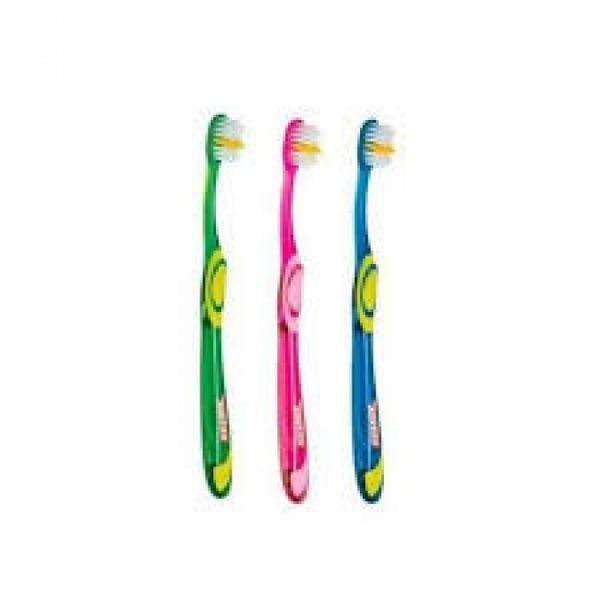 Elmex - Brosse à dents junior 6/12 ans - Brosse souple