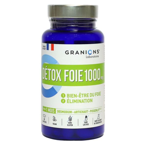 Granions - Détox foie 1000mg - 60 comprimés