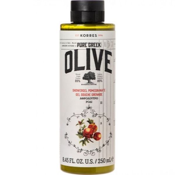 Korres - Pure Greek Olive gel douche grenade - 250 ml