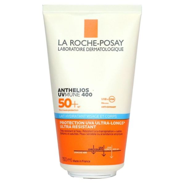 La Roche Posay - lait hydratant visage et corps UVmune 400 - 150ml