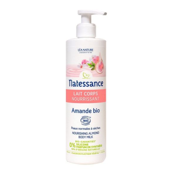 Natessance - Lait Corps Nourrissant Amande Bio - 400 ml