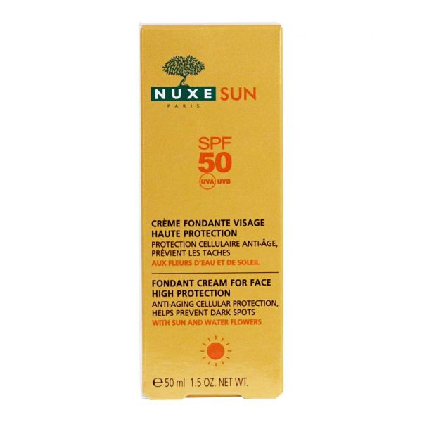 Nuxe Sun - Crème fondante haute protection SPF 50 - 50 ml