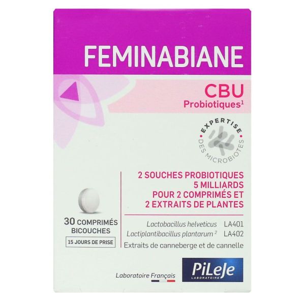 Pileje - Feminabiane CBU - 30 comprimés bicouches