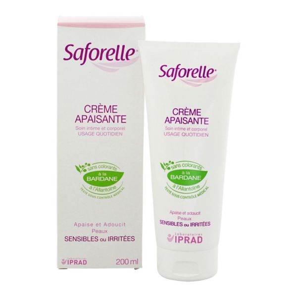 Saforelle - Crème apaisante soin intime et corporel