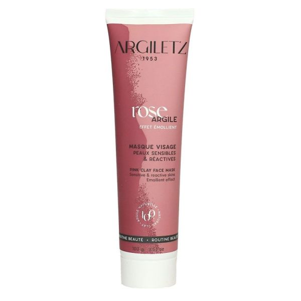 Argiletz - Masque argile rose peaux sensibles et réactives - 100 g