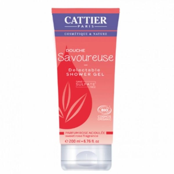 Cattier - Douche savoureuse rose acidulée - 200 ml
