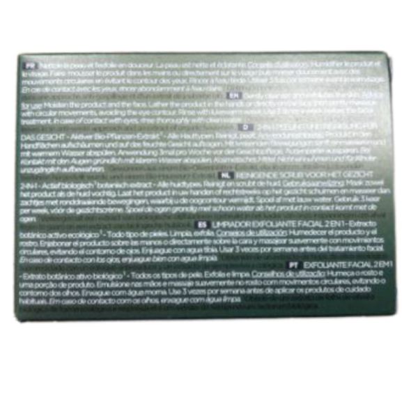 Cattier - Homme Nettoyant Exfoliant 2 en 1 Solide Bio - 85g