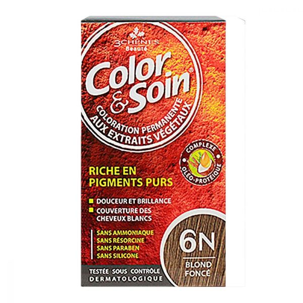 Color & Soin - Coloration Permanente - 6N Blond foncé