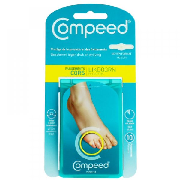 Compeed - Cors - 10 pansements format moyen