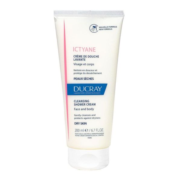 Ducray - Ictyane crème lavante anti-dessèchement