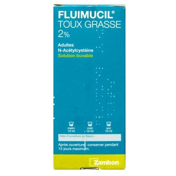 Fluimucil Expectorant 2% Adultes sans sucre - 200ml