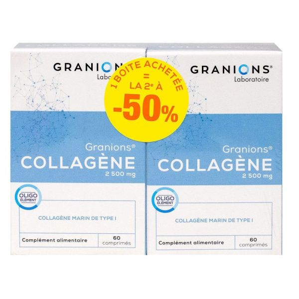 Granion - Collagène 2500 mg - 2x60 comprimés