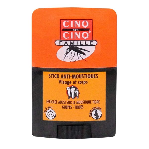 Natura Cinq sur Cinq - Stick anti-moustiques Famille - 20ml