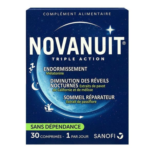 Novanuit - Triple action sommeil - 30 gélules