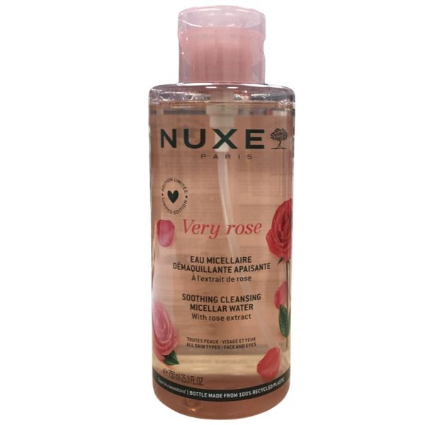 Nuxe - Very Rose Eau Micz=ellaire Démaquillante Apaisante - 750 mL