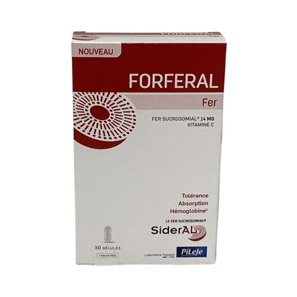 Pileje - Forferal  Fer - 30 gélules