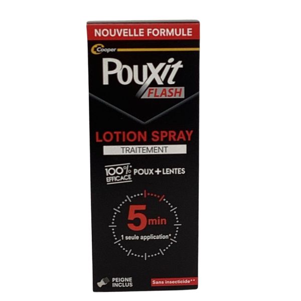 Pouxit - Flash Lotion spray anti-poux et lentes - 150 ml