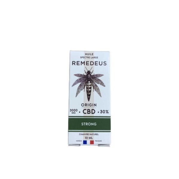 Remedeus - Origin Strong Chanvre Naturel Spectre Large CBD 30% - 10ml