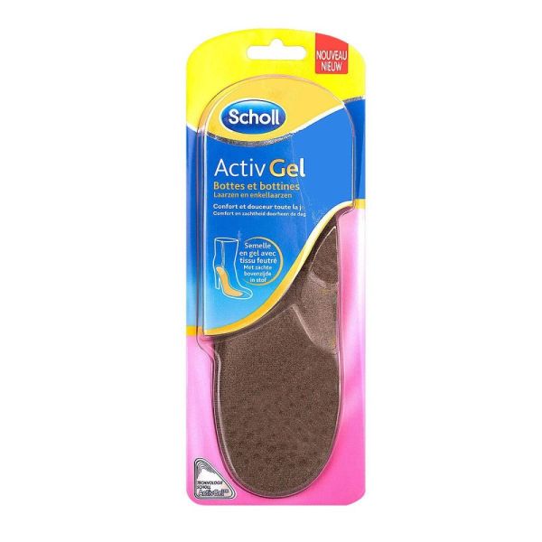 Scholl - ActivGel semelles bottes et bottines - 1 paire