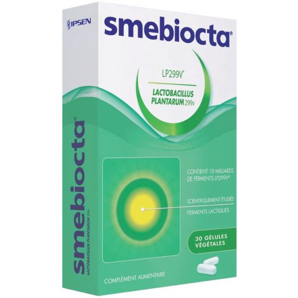 Smebiocta - Bien être de la flore intestinale - 30 gélules végétales