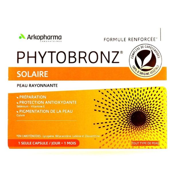 Arkopharma - Phytobronz solaire - 30 capsules