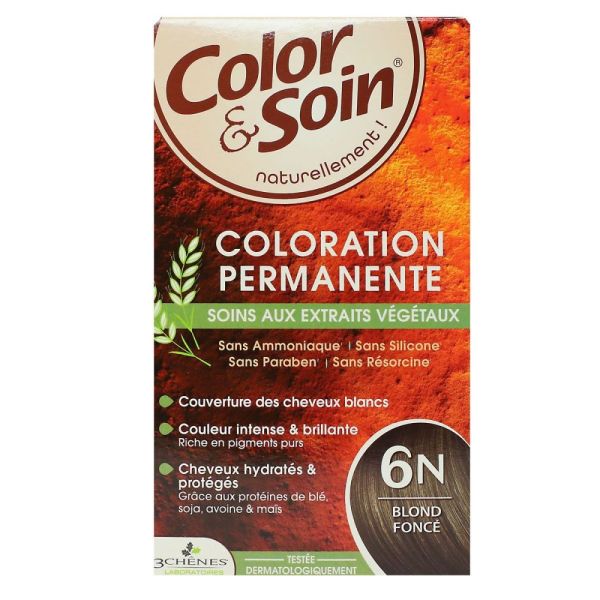Color & Soin - Coloration Permanente - 6N Blond foncé