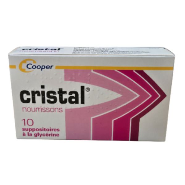 Cooper - Cristal Suppositoires à la glycérine nourrissons - 10 suppositoires