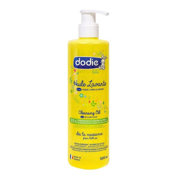 Dodie - Huile Lavante Visage, Corps & Cheveux - 500 mL