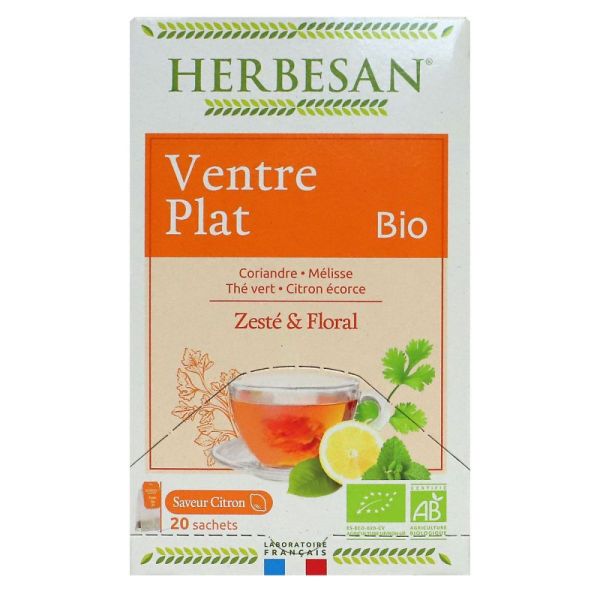 Herbesan - Infusion bio n°10 ventre plat - 20 sachets