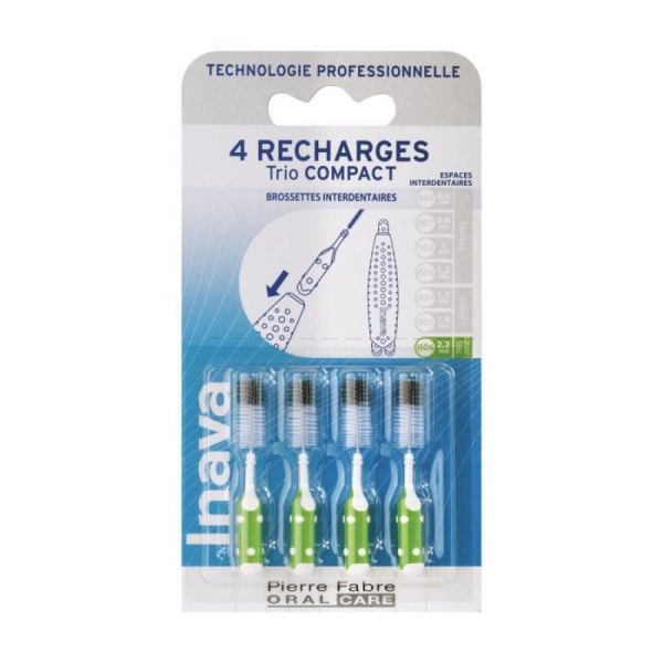Inava - Recharges trio compact ISO6 2.2mm - 4 recharges