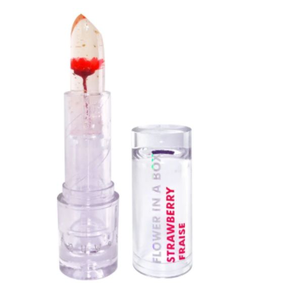 Inuwet - Flower in a Box - Baume à Lèvres 3 g - Goût : Fraise.