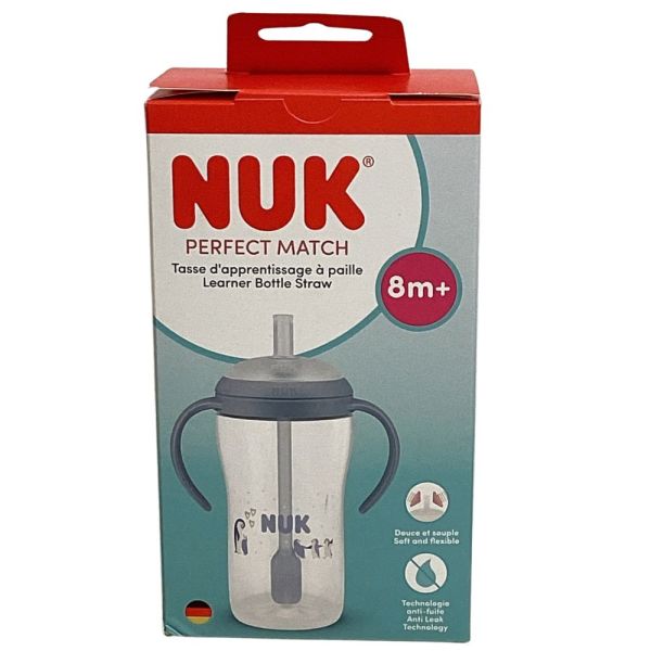 Nuk - Tasse d'apprentissage à paille 8mois+ - 260mL