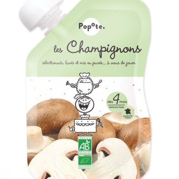 Popote - Les champignons - dès 4 mois - 120g