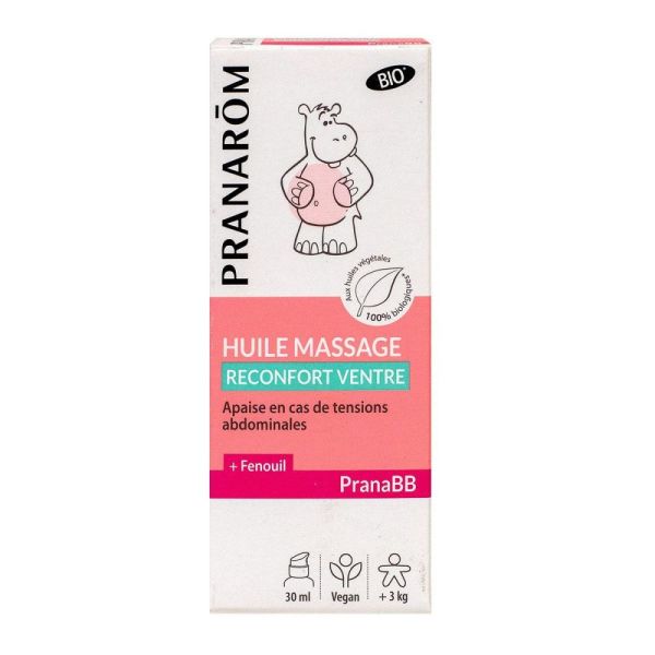 Pranarom - PranaBB Huile de massage réconfort ventre 30ml