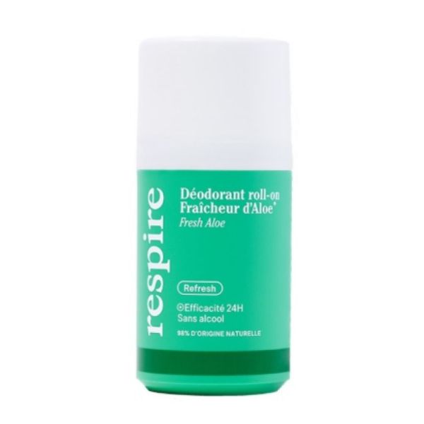 Respire - Déodorant roll-on Fraîcheur d'Aloe - 50 mL