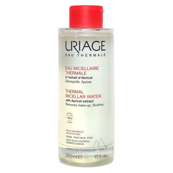 Uriage - Eau micellaire thermale à l'extrait d'abricot - 500ml