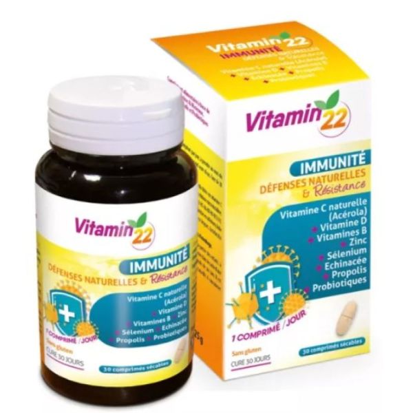 Vitamin'22 - Immunité - 30 comprimés