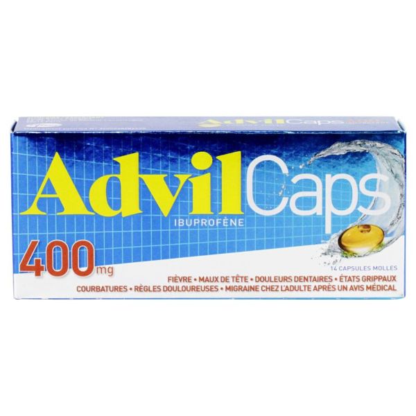 AdvilCaps 400 mg - 14 capsules molles