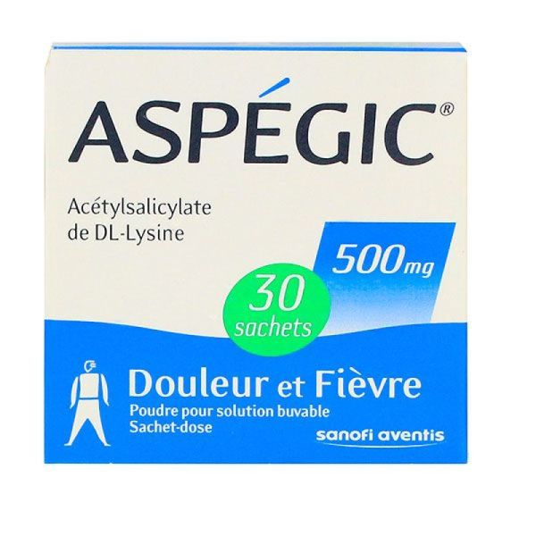 Aspégic 500mg - 30 sachets