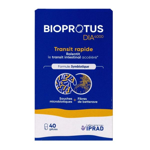 Bioprotus - Transit Rapide - 40 Gélules