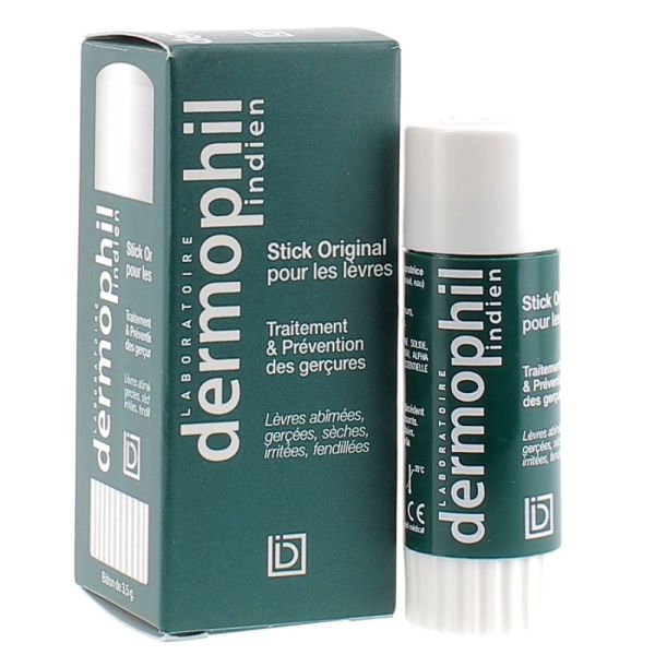 Dermophil Indien - Stick original pour les lèvres - 3,5 g