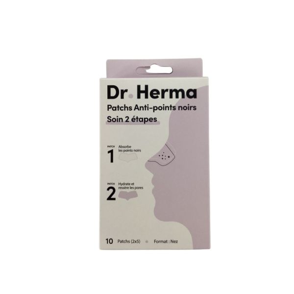 Ides - Dr.Herma patchs anti-points noirs - 10 patchs