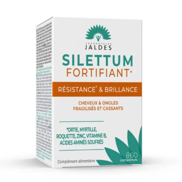 Jaldes - Silettum Fortifiant Cheveux et Ongles - 60 Comprimés