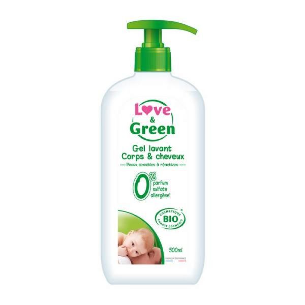 Love & Green - Gel lavant Corps & Cheveux - 500ml