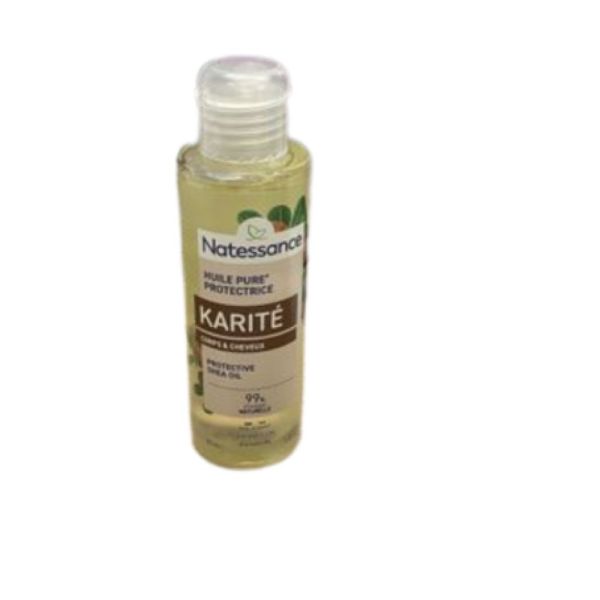 Natessance - Huile végétale de karité 100 % pure - 100 ml