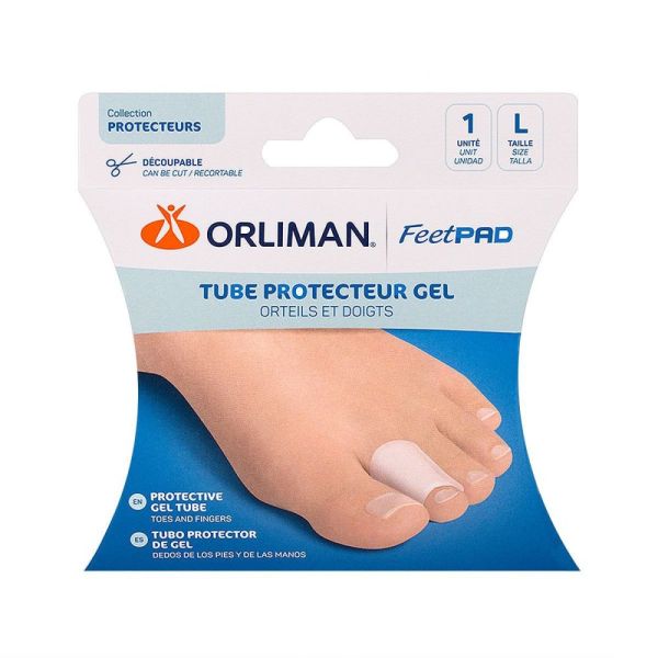 ORLIMAN - Tube protecteur gel orteils et doigts