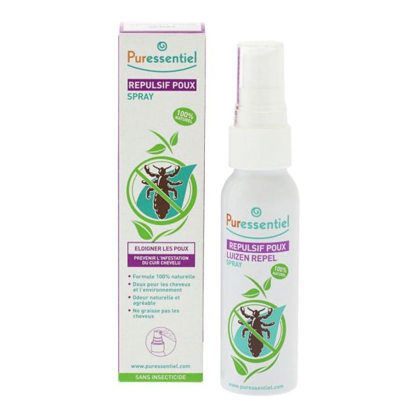 Puressentiel - Spray répulsif poux - 75 mL