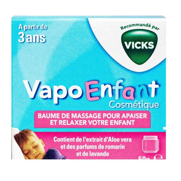 Vicks - Vapo enfant baume de massage - 50 g